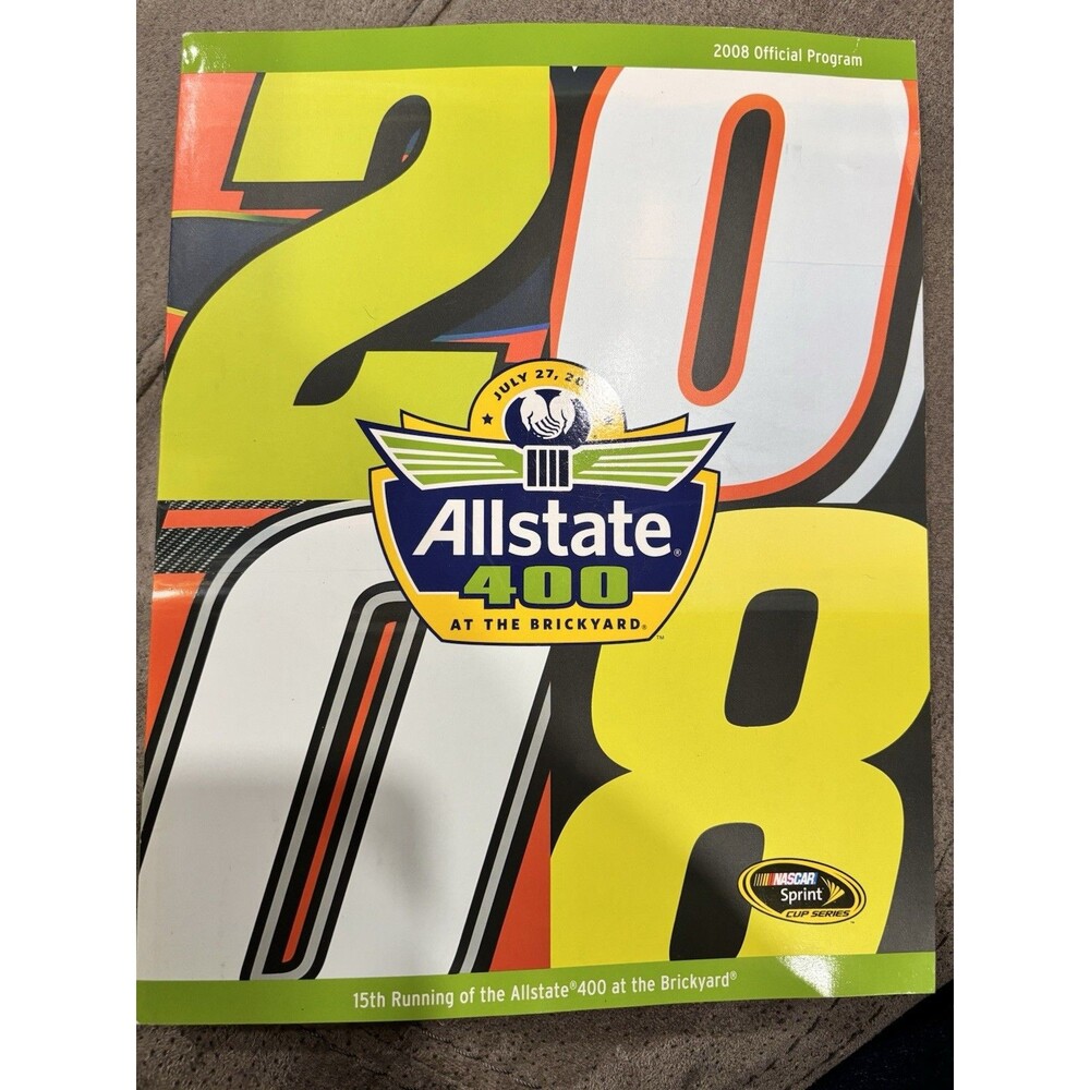 2008 Brickyard 400 NASCAR Official Race Program Racing Indianapolis Speedway